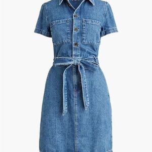 J. Crew Factory Blue Denim Mini Dress. SOLD OUT ONLINE